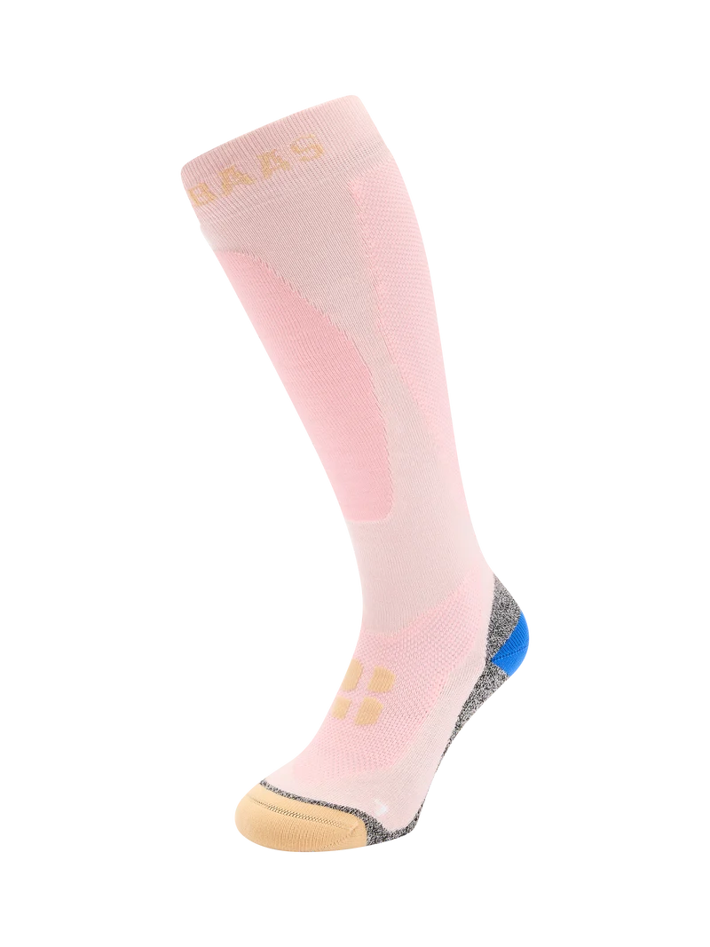 Bamboo Freeride Ski Socks | Powder Rose