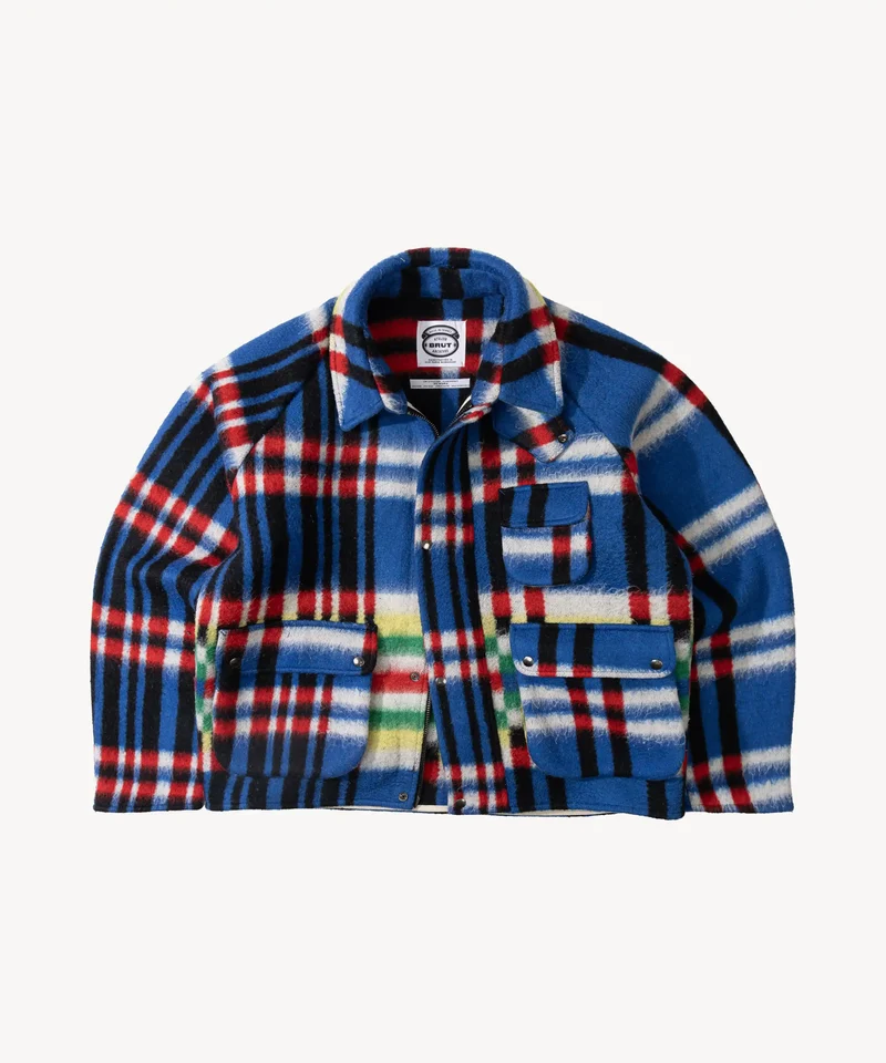 REWORK® WOOL PLAID JACKET - N° 017