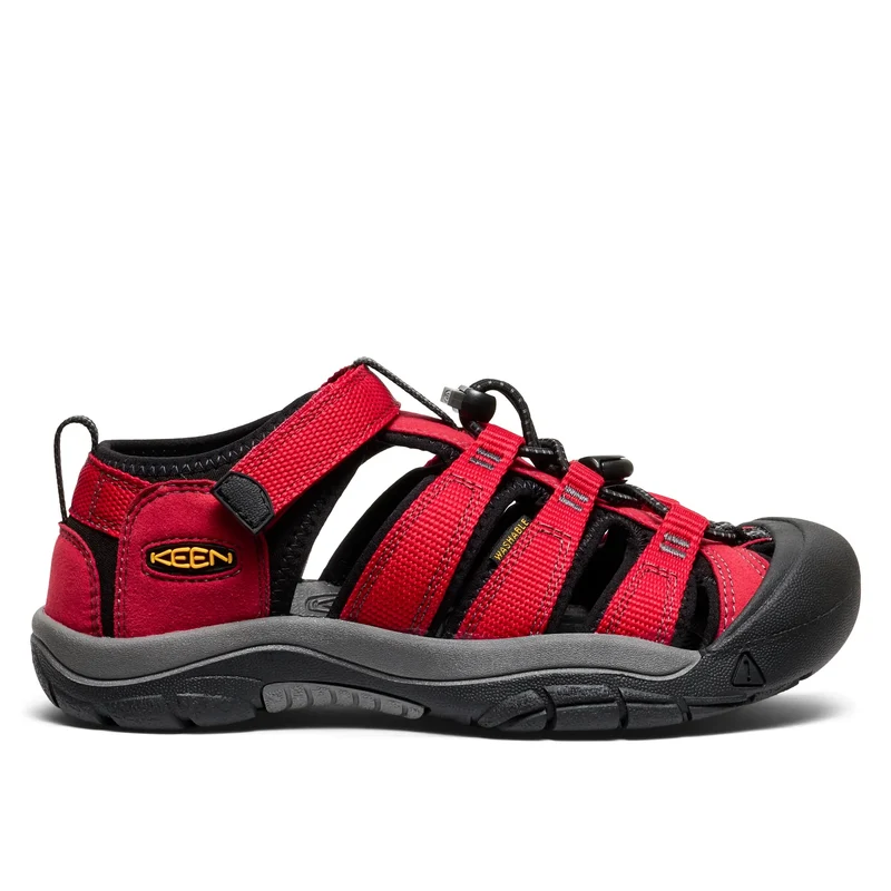 Newport H2 Older Kids Sandalen Ribbon Red/Gargoyle