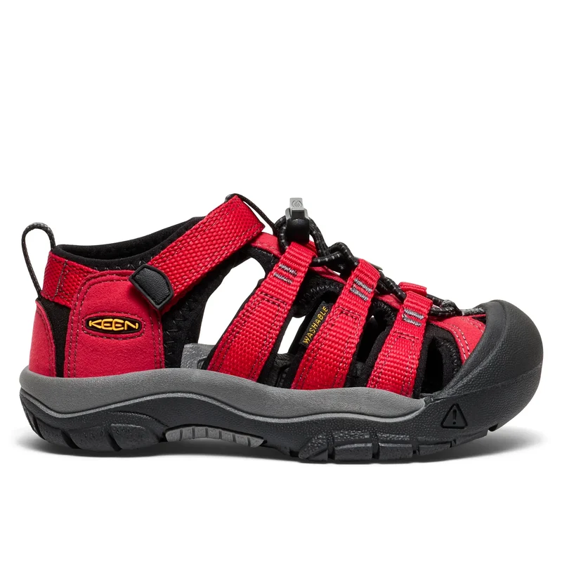 Newport H2 Younger Kids Sandalen Ribbon Red/Gargoyle