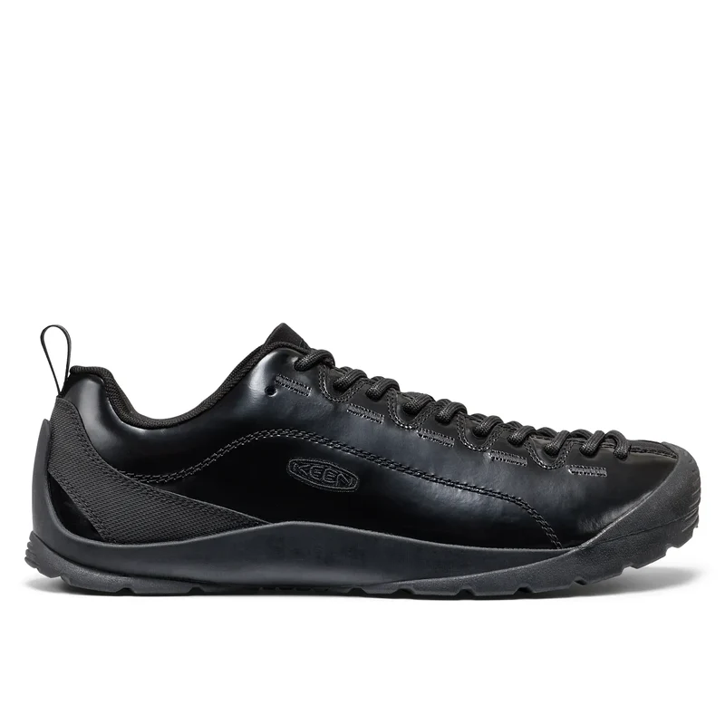 Jasper Heren Sneakers Leer Perseid Black