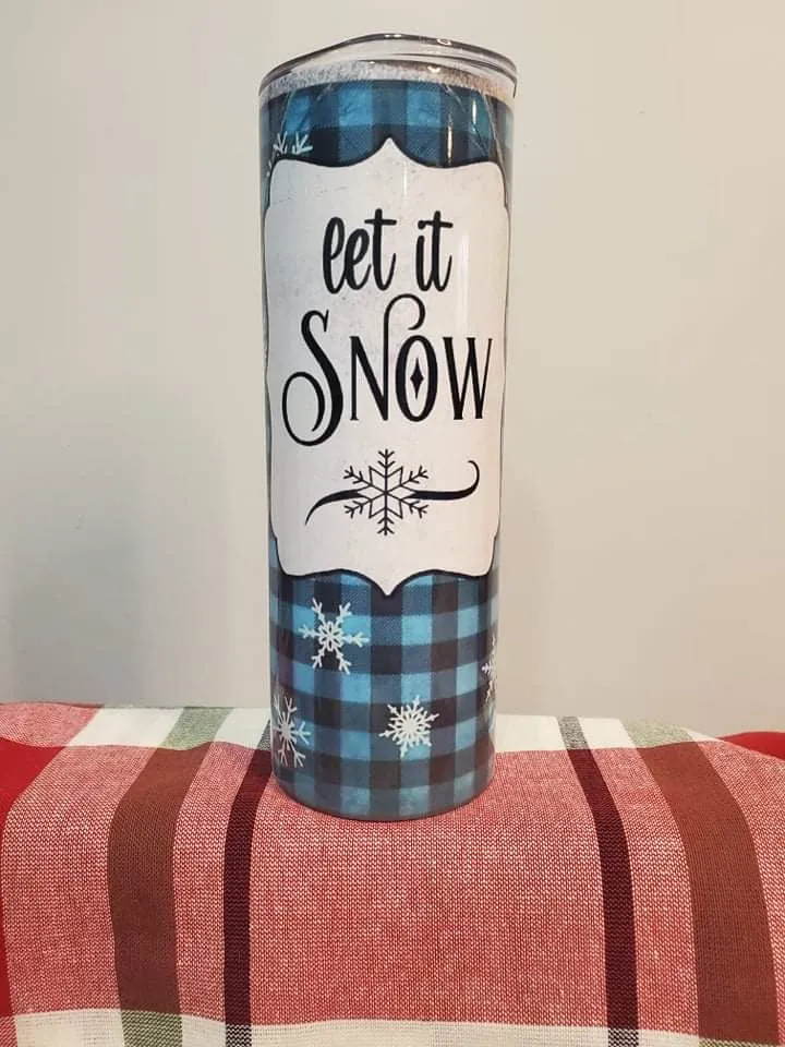 Let it snow 20oz Tumbler