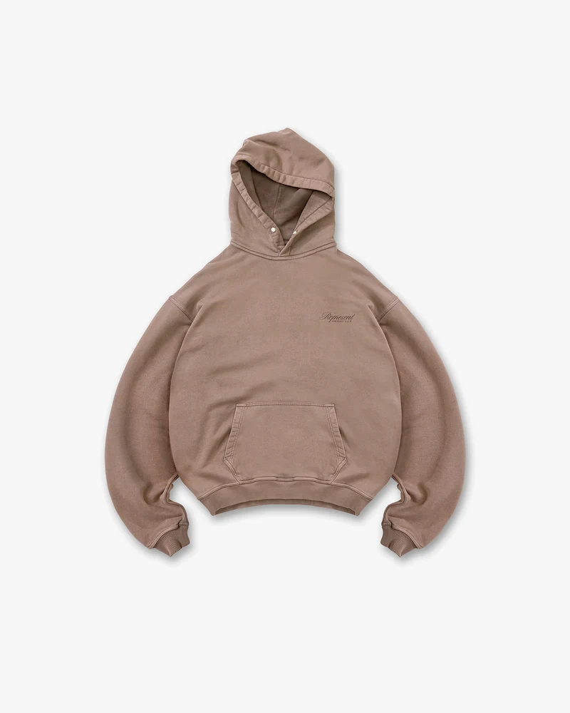 Owners Club Script Hoodie - Truffle
