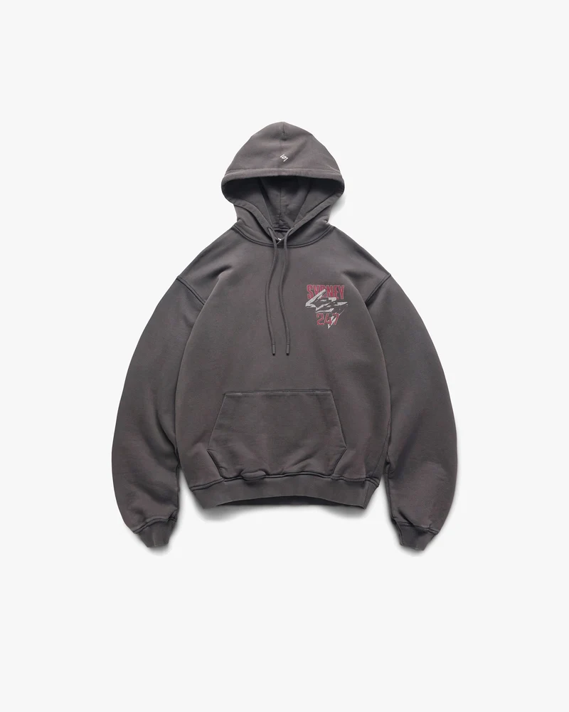 247 Sydney Hoodie - Washed Grey