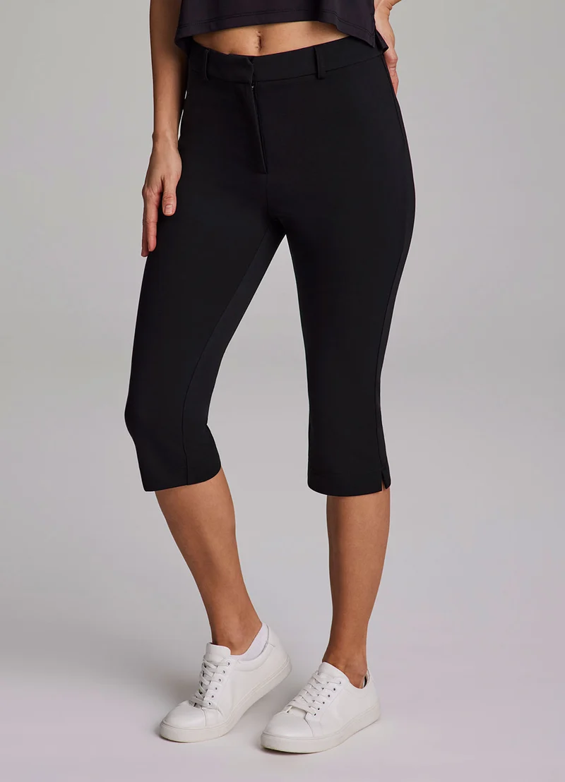 Ponte Kick Flare Capri Pant