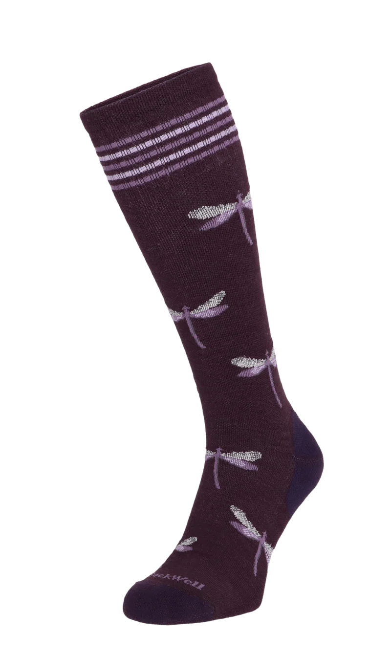 Dragonfly Dames Compressiekousen Klasse 1 Blackberry Sparkle