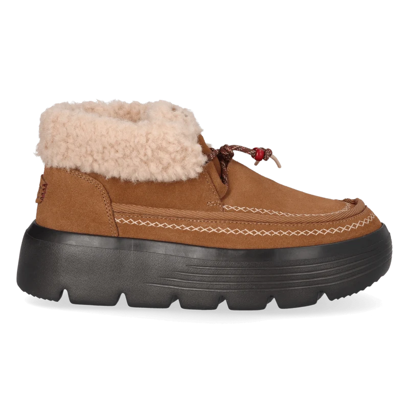 Austin Edge Lounge Dames Boots Suede Cognac