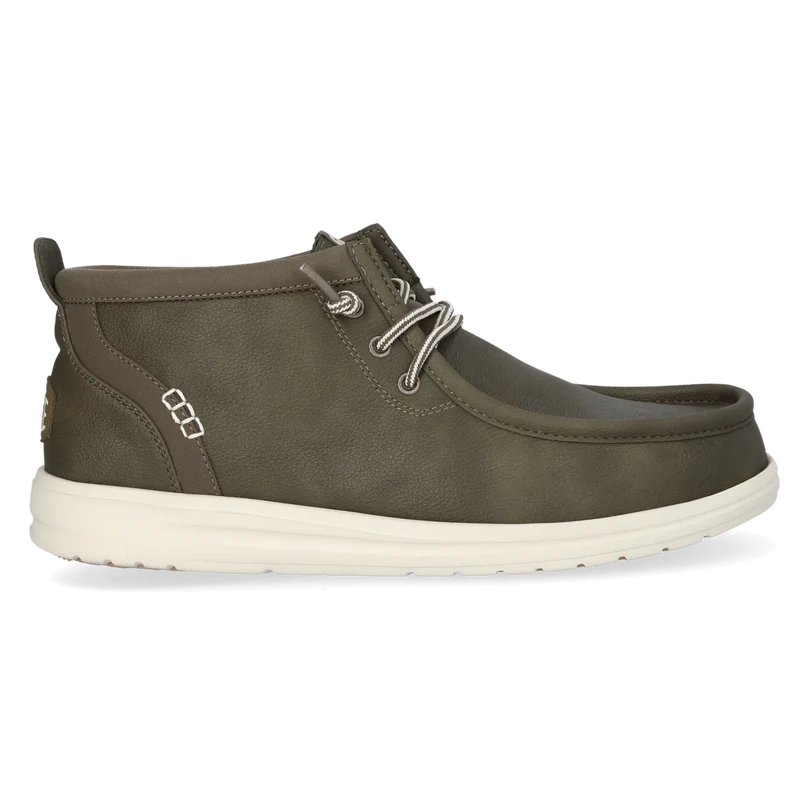 Wally Mid GripR Classic Heren Instappers Deep Olive