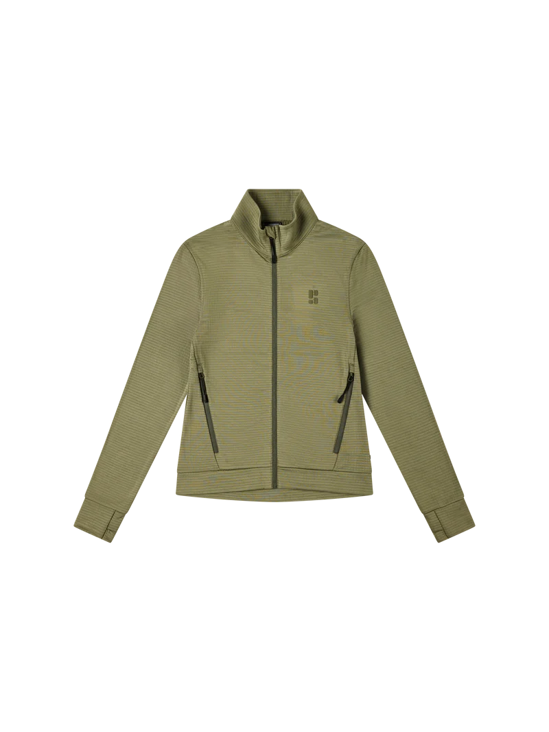 FS Waffle Jacket Women | Olive Green