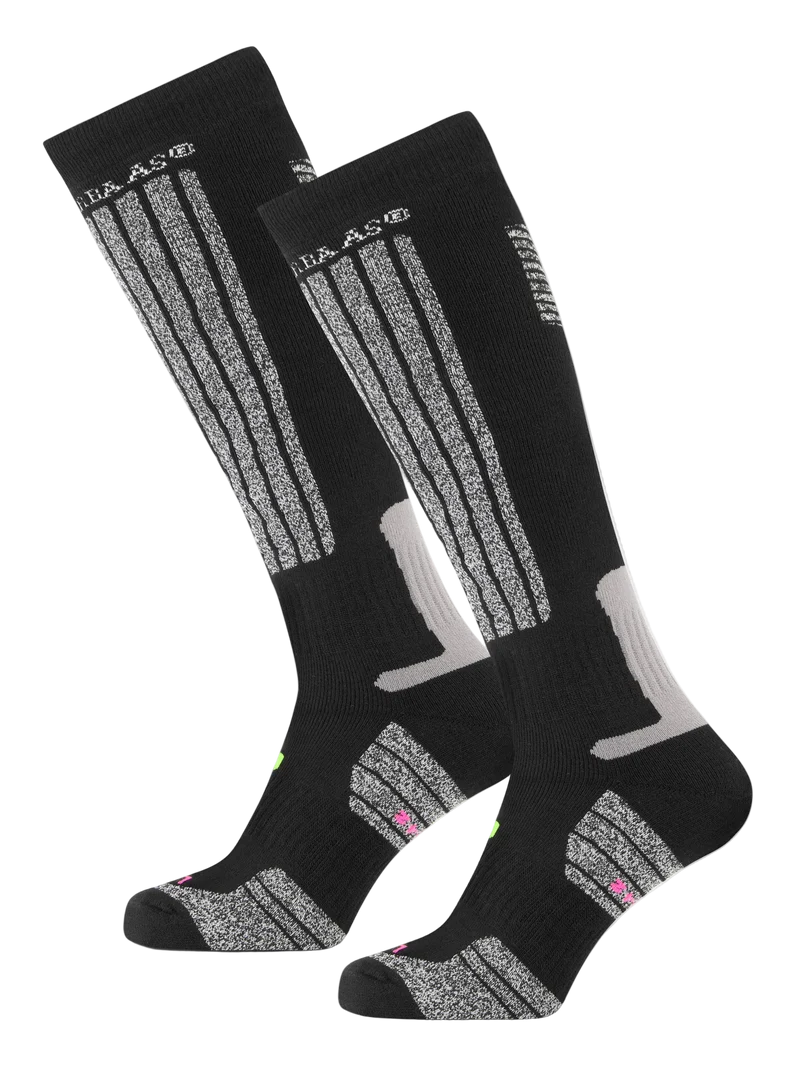 Ski Socks 2-pack | Black