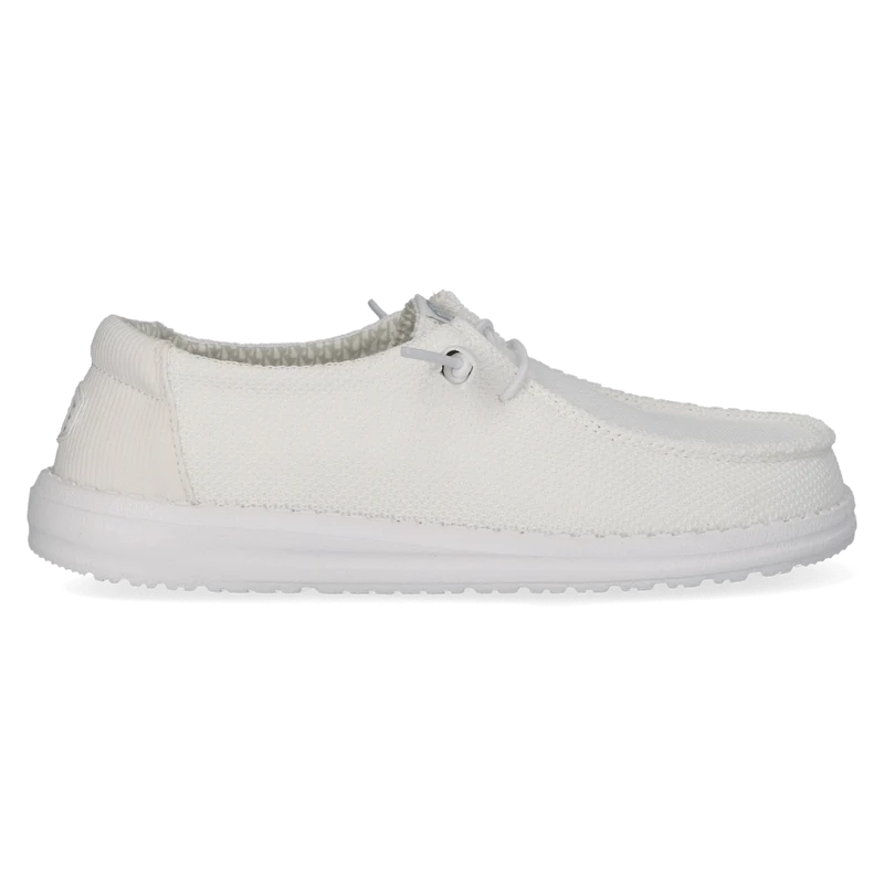 Wendy Stretch Sox Dames Instappers Stone White