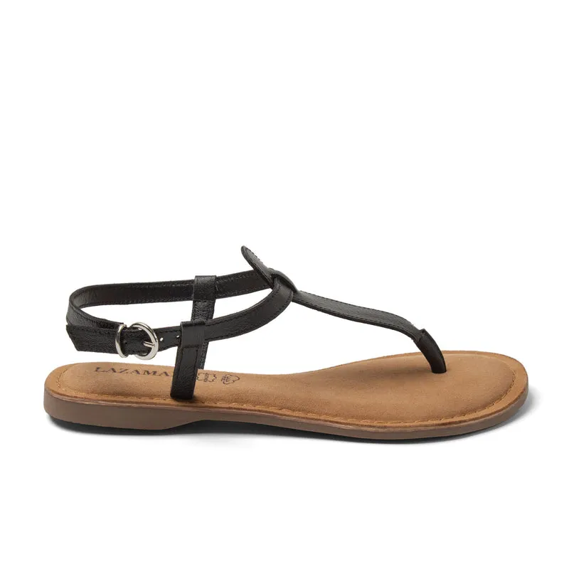 Imme Dames Sandalen Leer Black