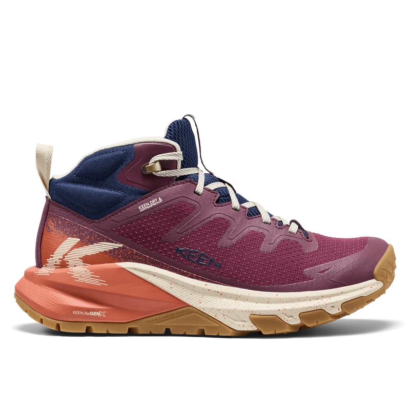 Targhee Apex Mid Dames Wandelschoenen Fig/Burnt Brick