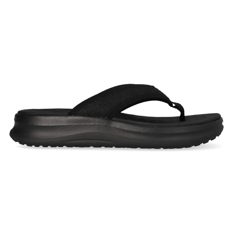 Tide Flip Dames Slippers Black/Metallic
