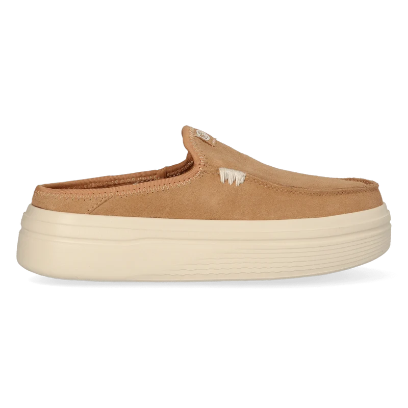Austin Lift Classic Dames Instappers Suede Tan