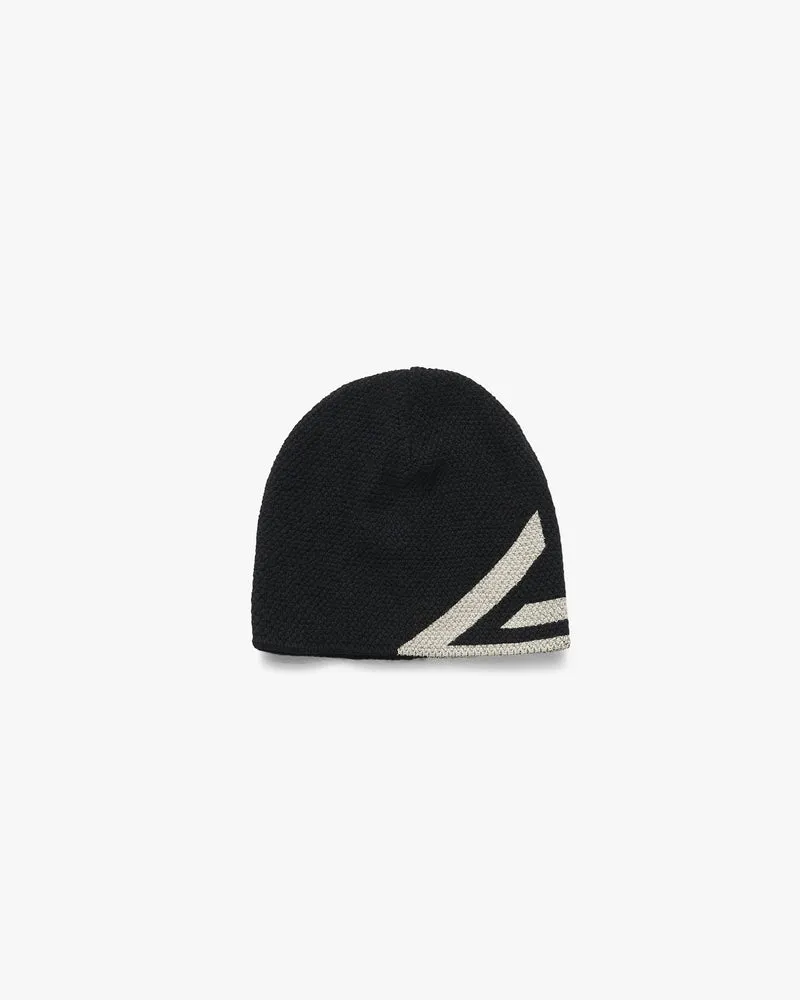 247 Waffle Beanie - Jet Black