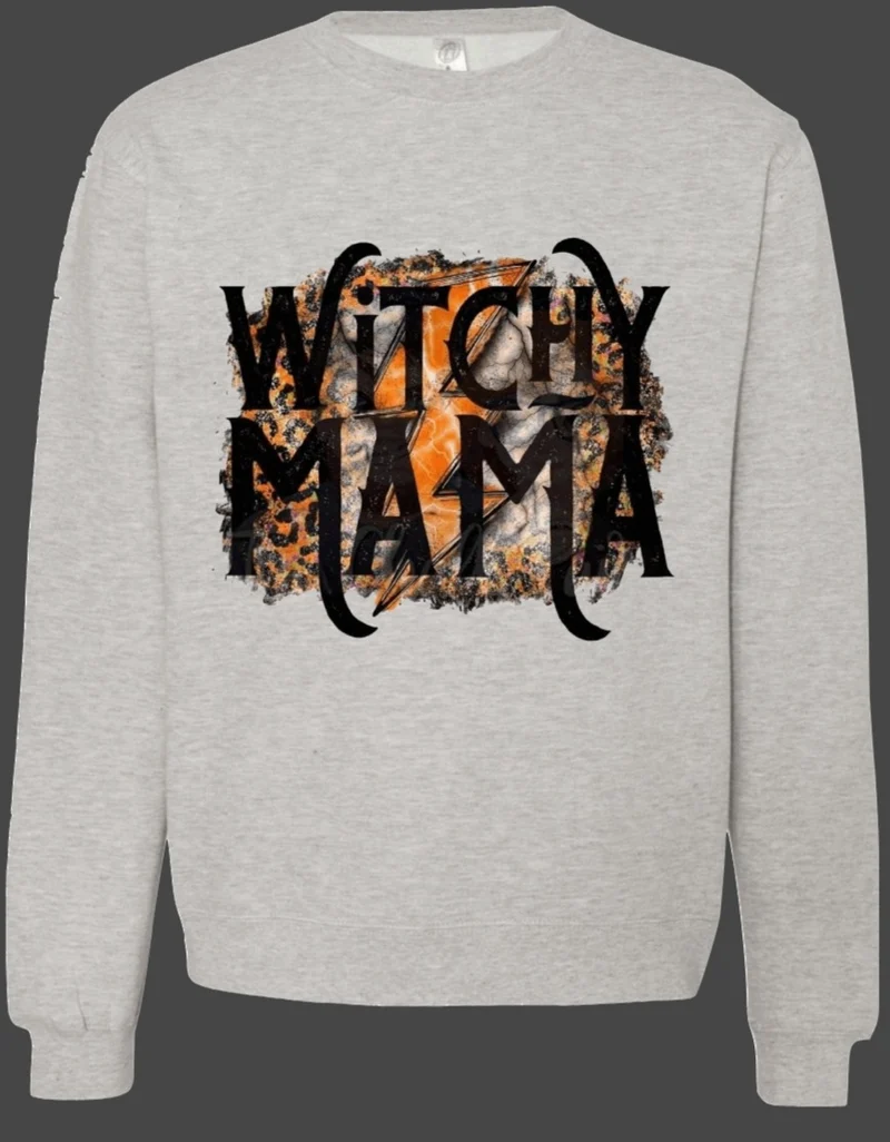Witchy Mama Crew Neck Sweatshirt