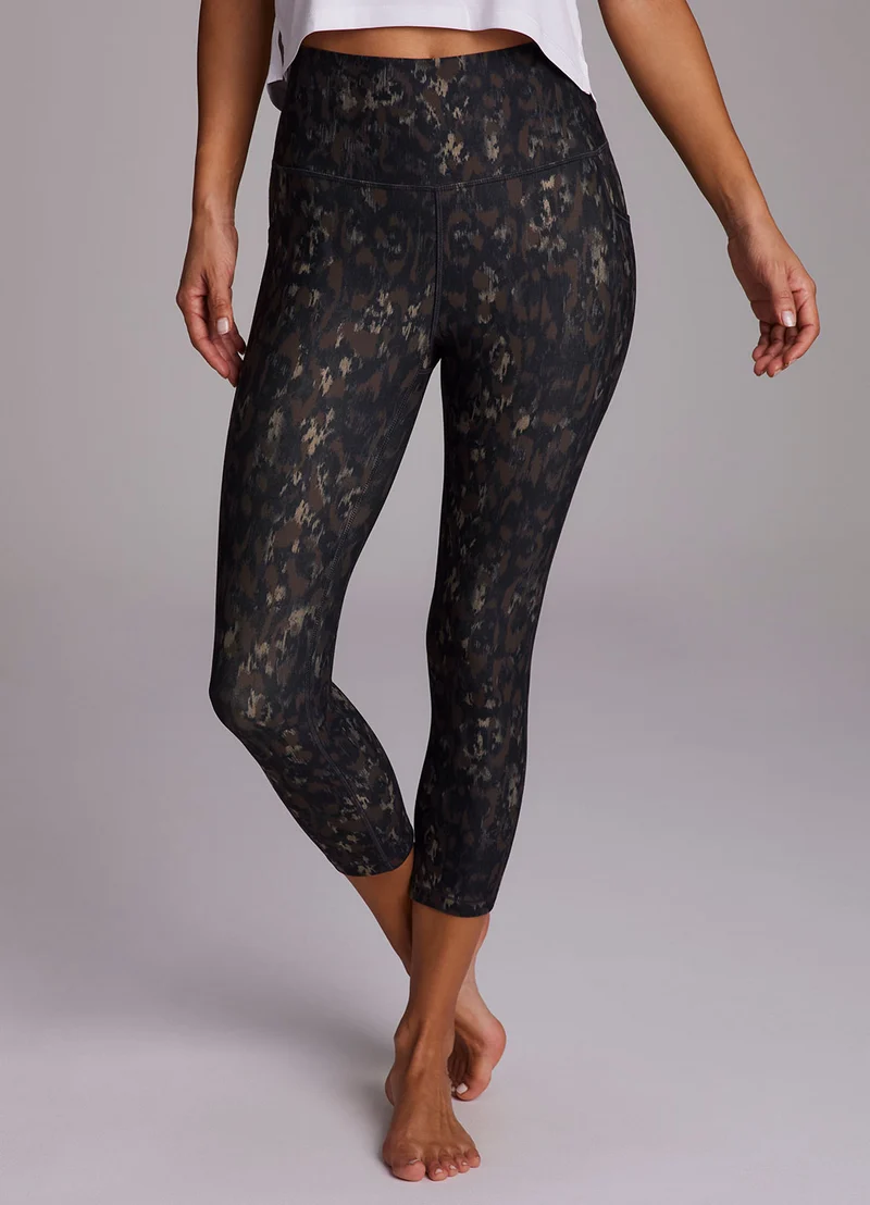 Leopard Tech Flex Capri