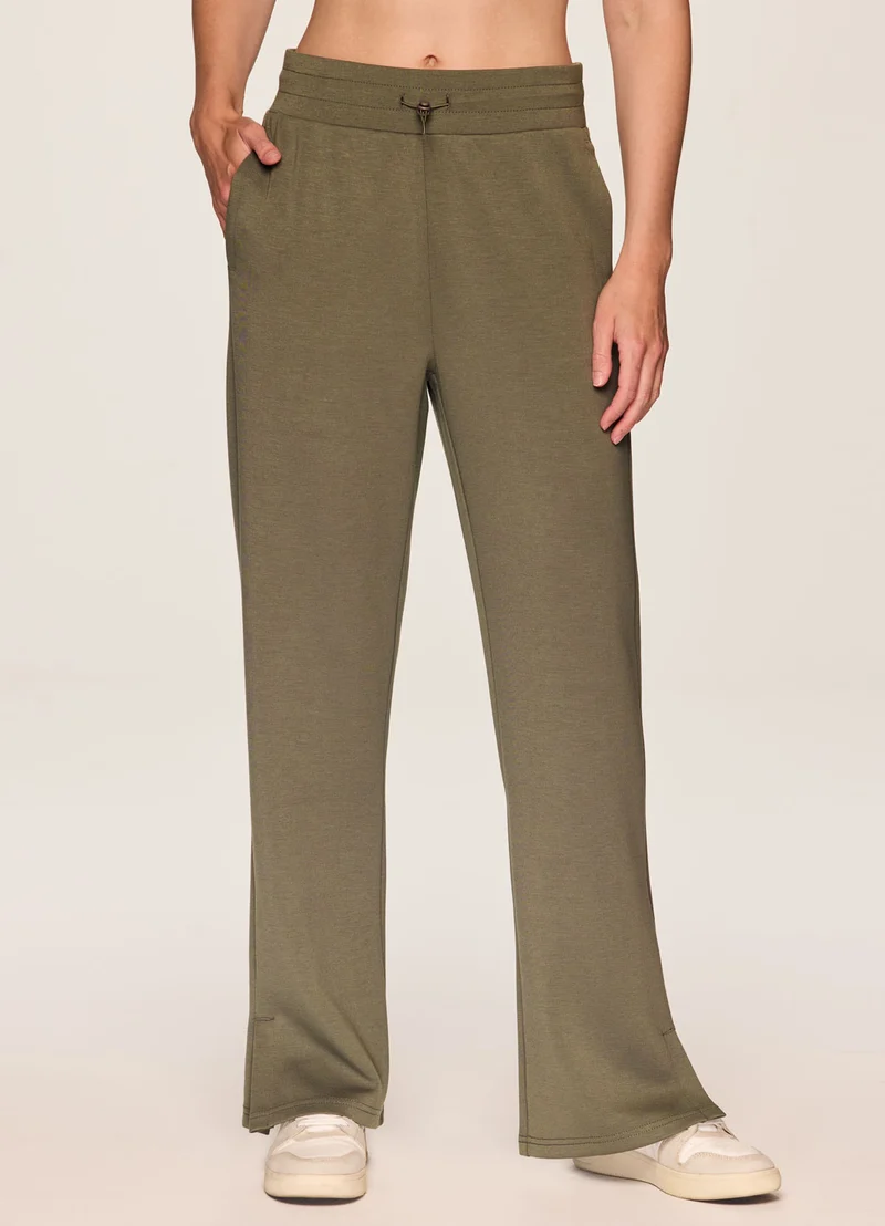 LuxeSoft Bungee Waist Wide Leg Pant