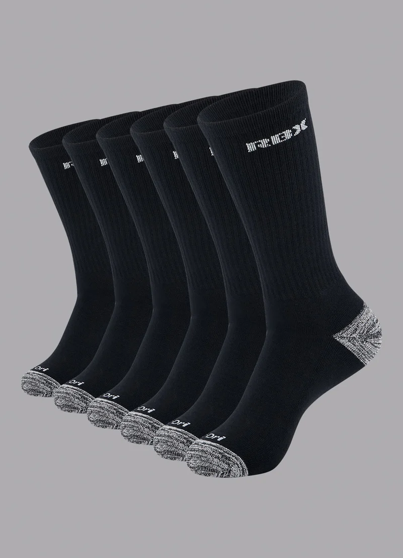 Men's Basic Crew Socks 6 Pack