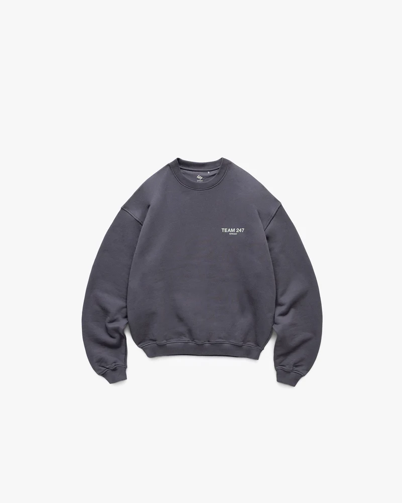 Team 247 Oversized Sweater - Graphene
