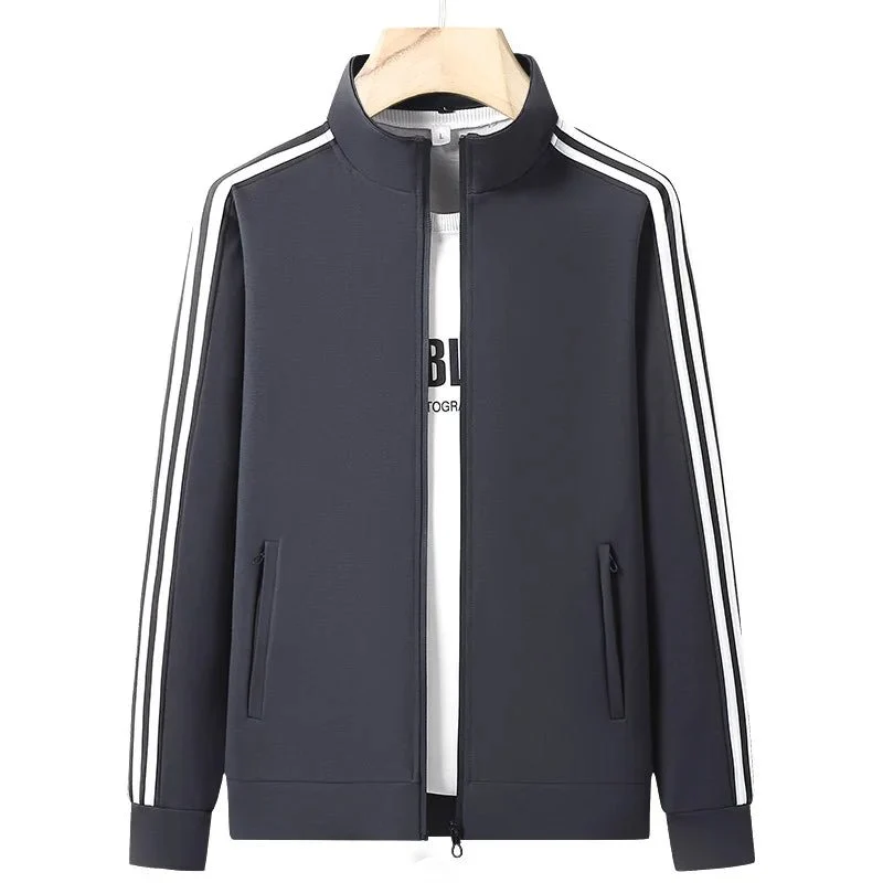 Férfi Slim Fit Sportruházat Szett Nyitott Kardigánnal - Kapható L-6XL Méretekben