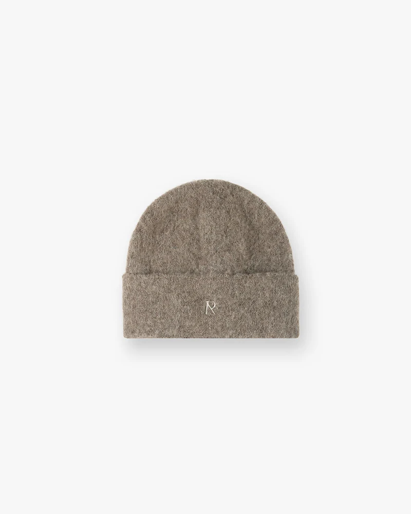 Textured Knit Beanie - Nero