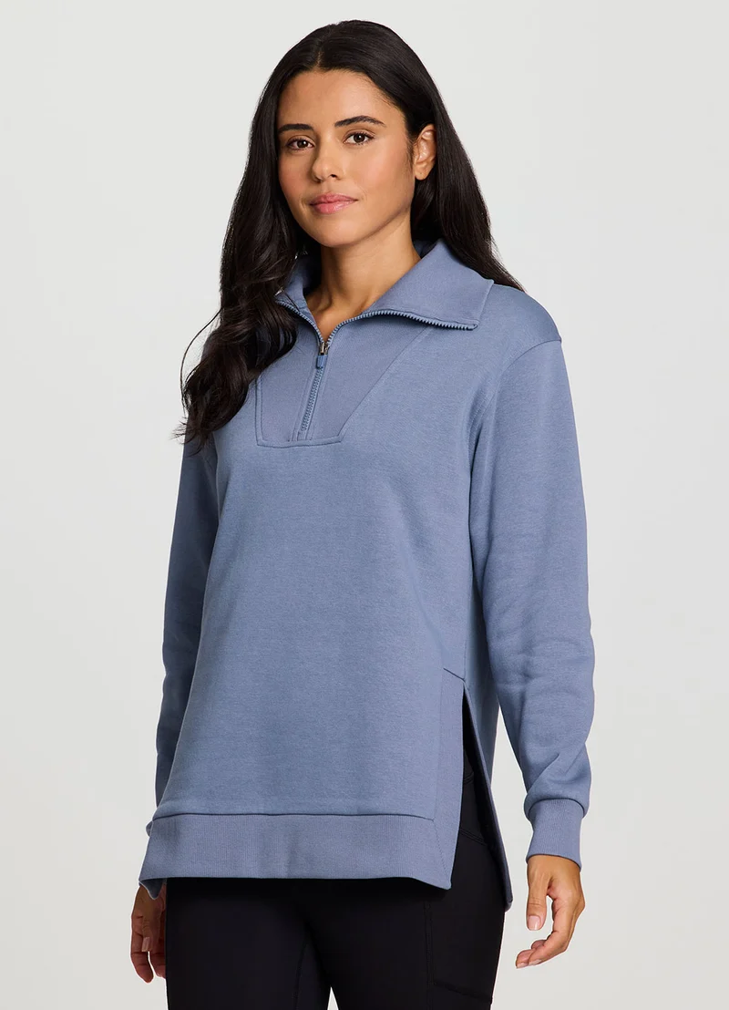 Downtown Fleece 1/4 Zip Tunic