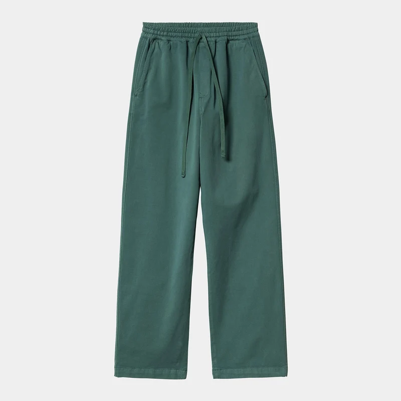 Carhartt WIP Heren Floyde Dewey Stretch Twill Pant - Rainforest Garment Dyed
