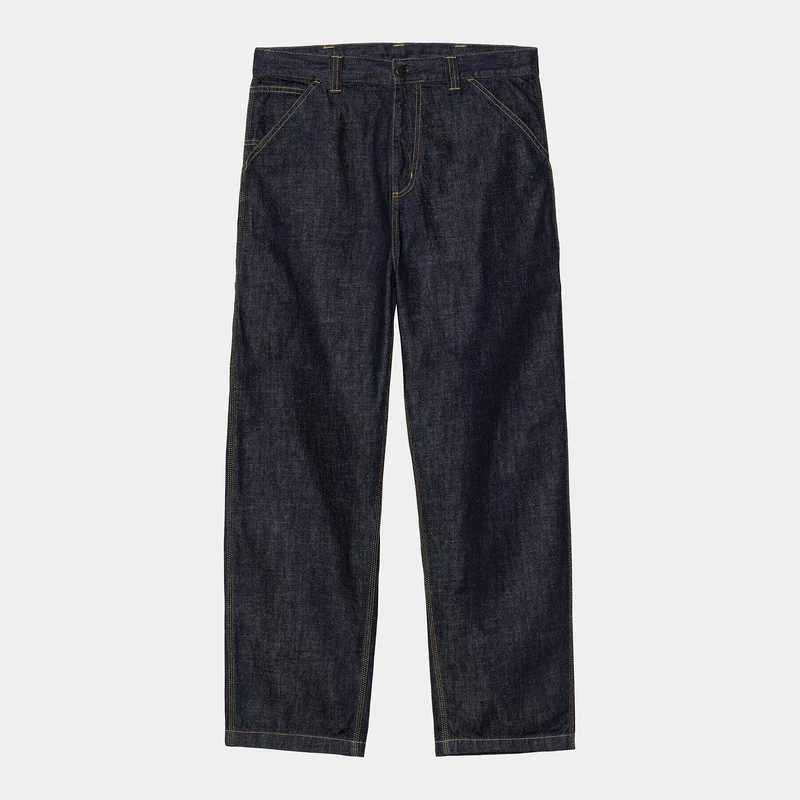 Carhartt WIP Heren OG Single Knee Camano denim broek - blauw gewassen