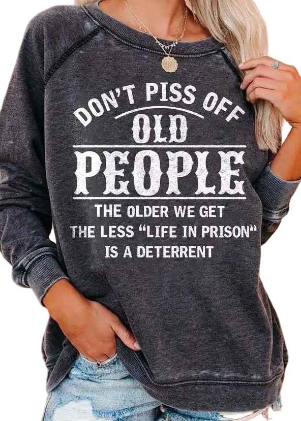 Dames Hoodie Grafisch Statement Casual