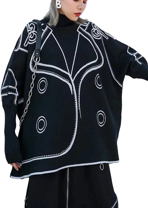 Dames Pullover Met Vleermuismouwen