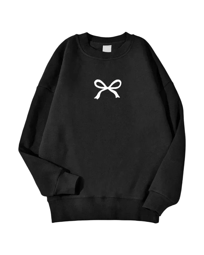Dames Oversized Sweatshirt met Strikprint