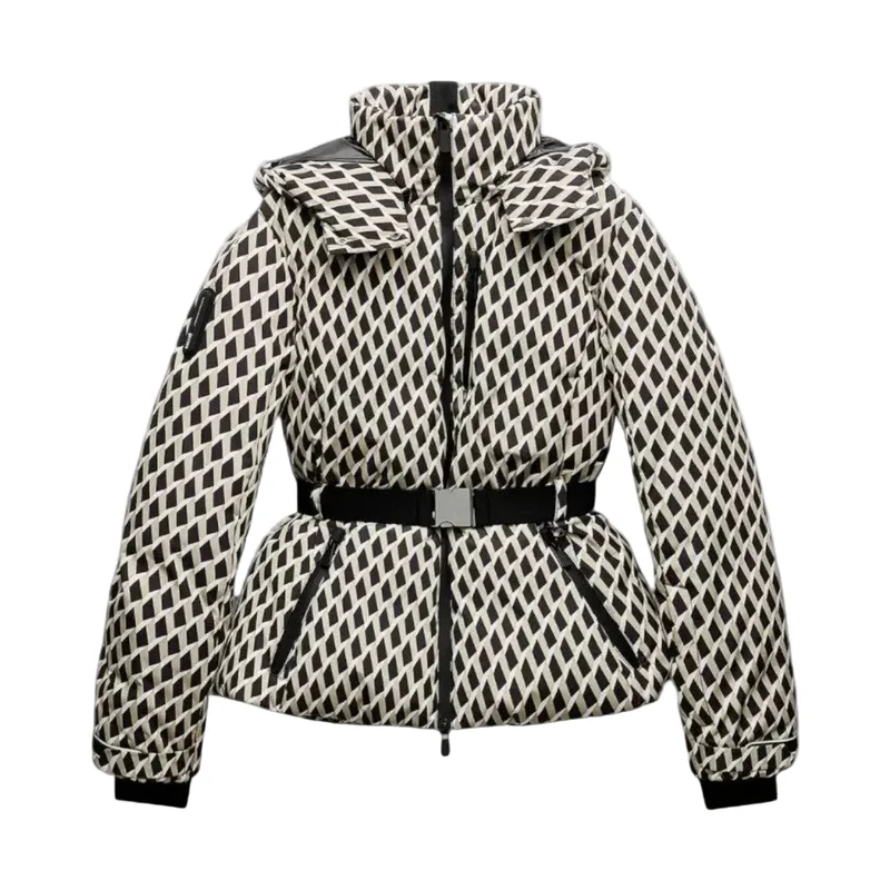 Dames Winterjas Gewatteerd met Riem