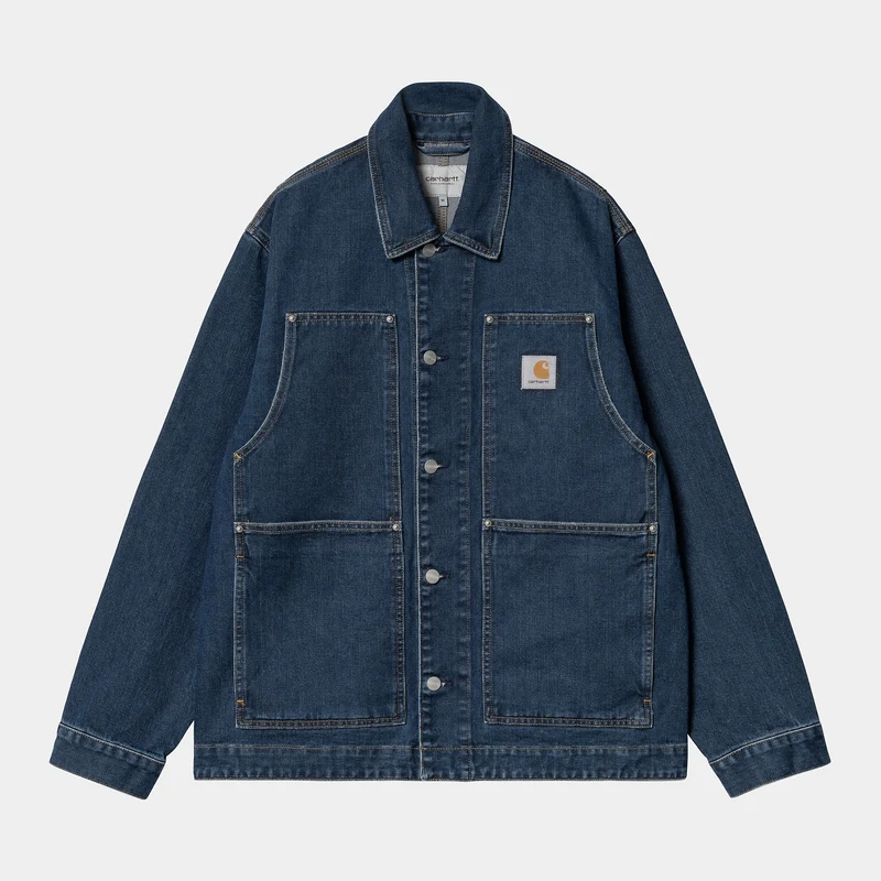 Carhartt WIP Heren OG dubbele voorkant jas - blauwe steen gewassen
