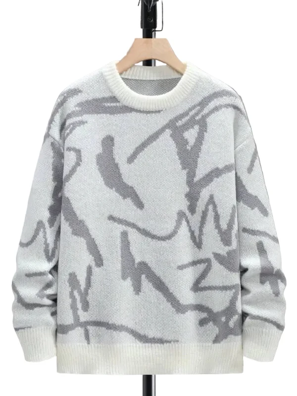 Heren Trui Casual met Grafisch Patroon
