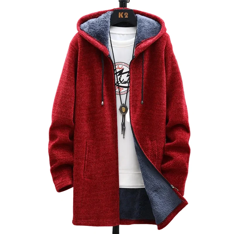 Heren Oversized Hoodie met Rits