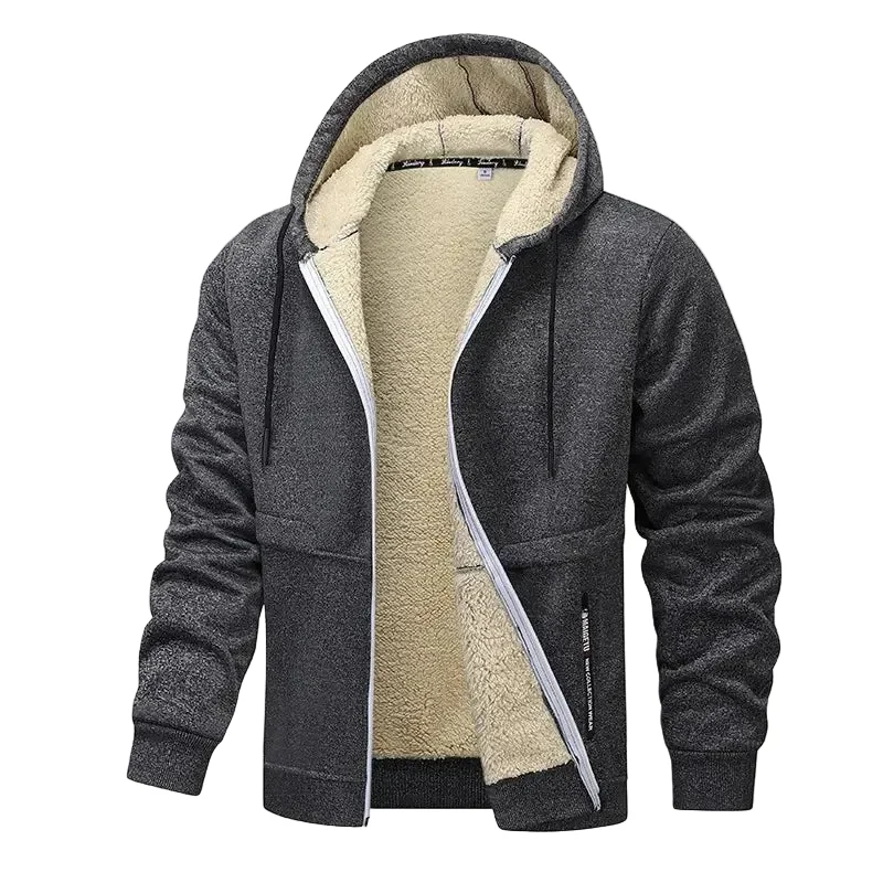 Heren Fleecejack Casual voor Herfst