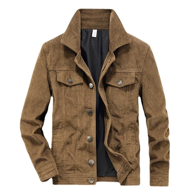 Heren Corduroy Jack Casual Stijl