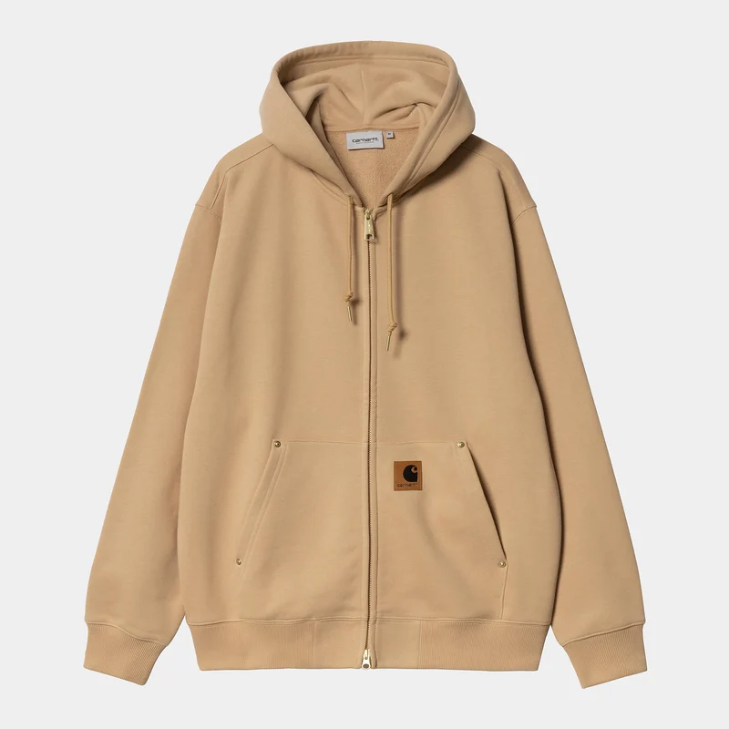 Carhartt WIP Heren Eldon Sweatjack Hoodie - Dusty Hamilton Bruin