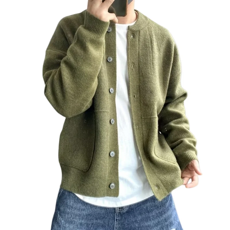 Heren Vest Gebreid met Knoopsluiting voor Casual Stijl