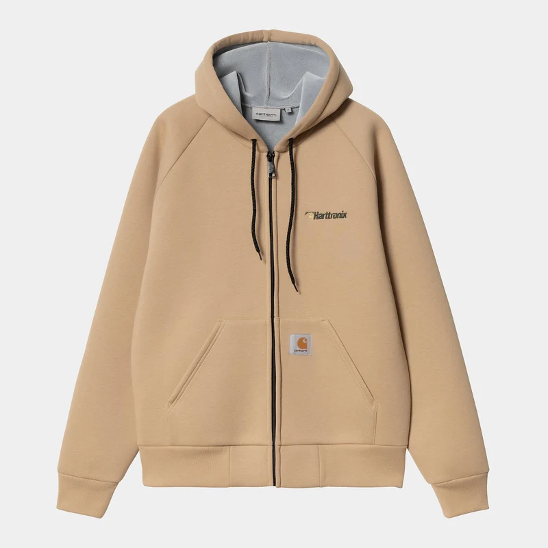 Carhartt WIP Heren Harttronix Car-Lux Hoodie - Dusty Hamilton Bruin / Grijs