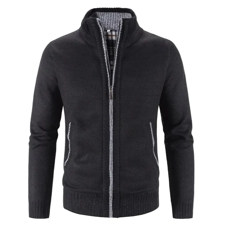 Heren Vest Gebreid met Ritssluiting