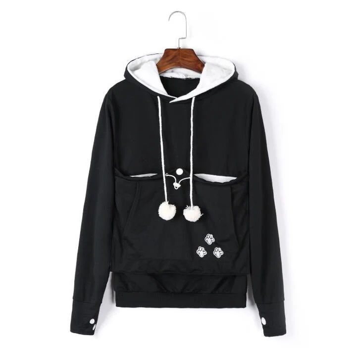 Dames Hoodie met Kattenzak Comfortabel