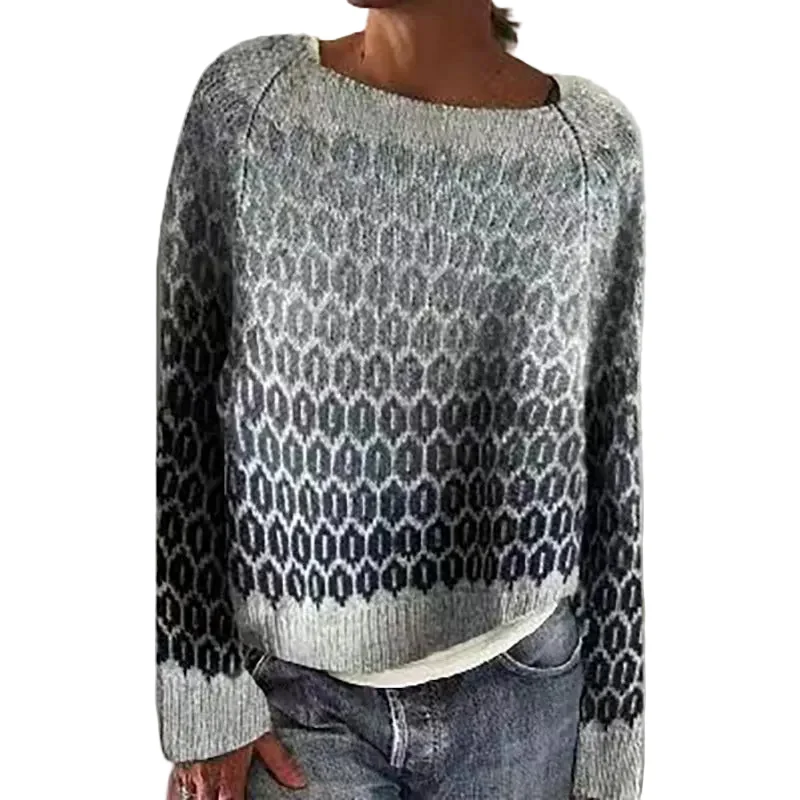 Dames Trui met Stijlvolle Herfstdetails voor Casual en Chique Looks