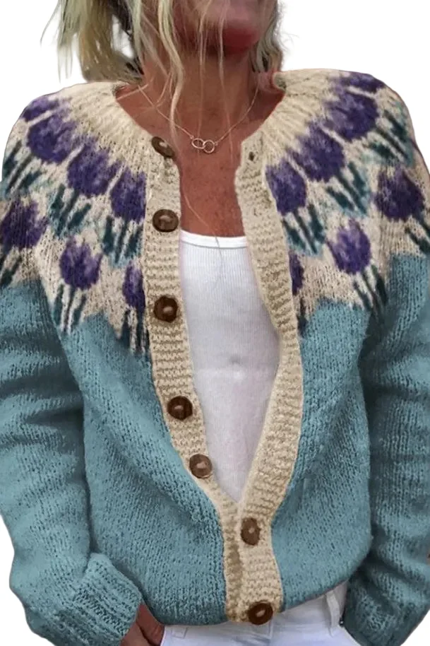 Dames Gebloemd Vest Casual Stijl