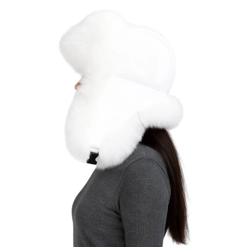 Unisex Wintermuts met Oorflappen en Trappertje Stijl