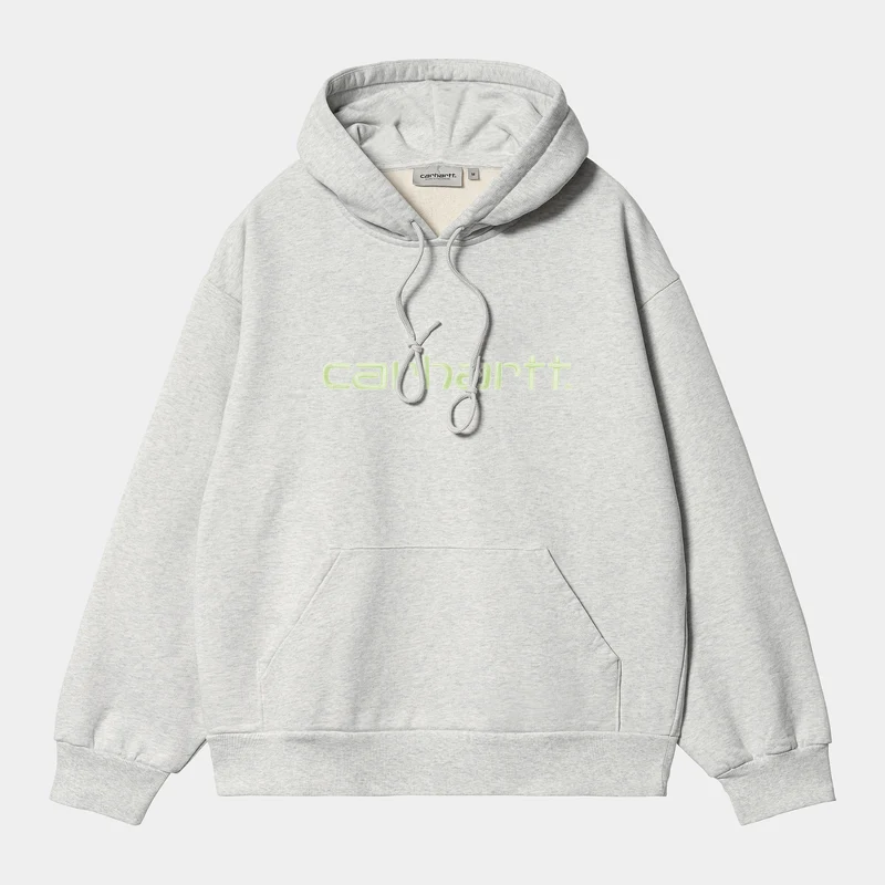 Carhartt WIP HEREN Carhartt Hoodie - Ash Heather / Luchtgroen