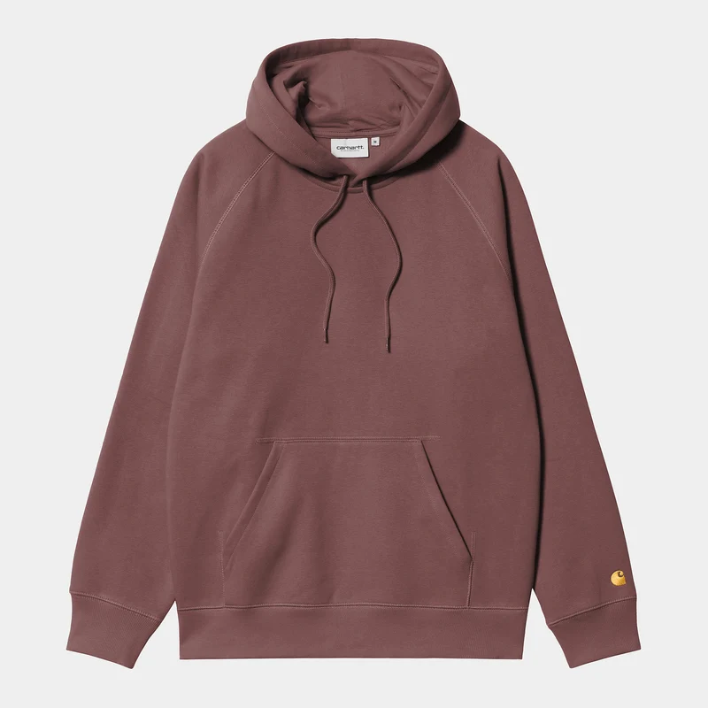 Carhartt WIP Heren Chase Hoodie - Donkerroze