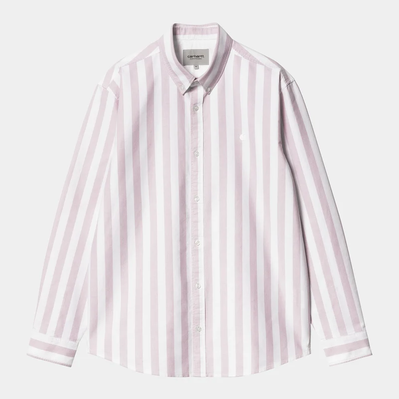 Carhartt WIP Heren Dillion gestreept overhemd - Hortensia